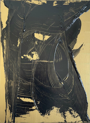 Painting titled "Elegy 8, The Black…" by Altone Mishino, Original Artwork, Acrylic