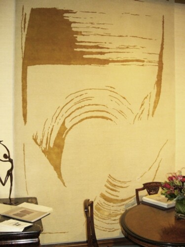 Peinture intitulée "NY-création silk ca…" par Altone Mishino, Œuvre d'art originale, Huile