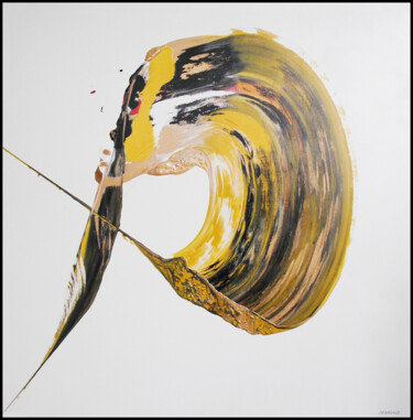 Peinture intitulée "ailes-automnales-2-" par Altone Mishino, Œuvre d'art originale