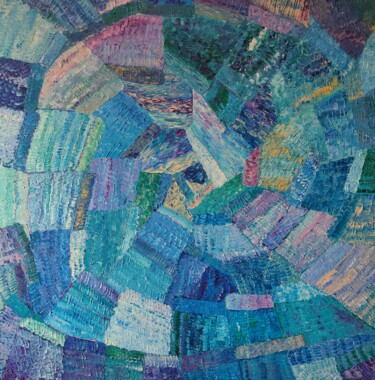 Картина под названием "The cycle of knowle…" - Irina Avlasenko, Подлинное произведение искусства, Масло