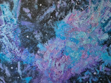 Pintura titulada "Distant nebula" por Irina Avlasenko, Obra de arte original, Oleo