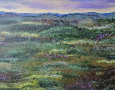 Malerei mit dem Titel "Steppe herbs" von Irina Avlasenko, Original-Kunstwerk, Öl