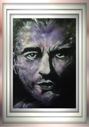 Schilderij getiteld "dave ( depeche mode…" door Alvise Bon (Alviart), Origineel Kunstwerk