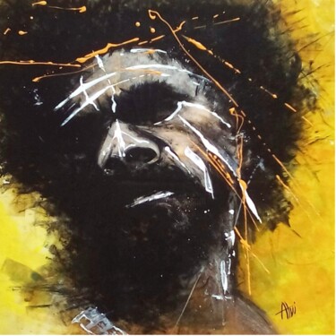 Painting titled "aboriginal genocide…" by Alvise Bon (Alviart), Original Artwork, Acrylic