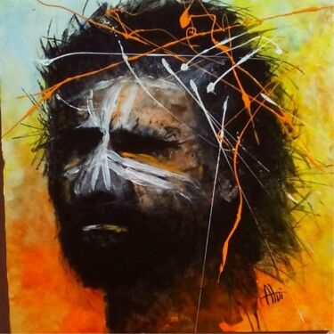 Pintura intitulada "aboriginal genocide…" por Alvise Bon (Alviart), Obras de arte originais, Acrílico