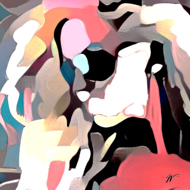 Arts numériques intitulée "The girl with the b…" par Alya Veresk, Œuvre d'art originale, Travail numérique 2D
