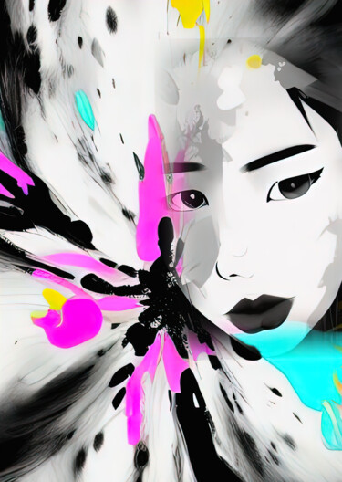 Цифровое искусство под названием "Surreal Women 6" - Alya Veresk, Подлинное произведение искусства, Цифровая живопись