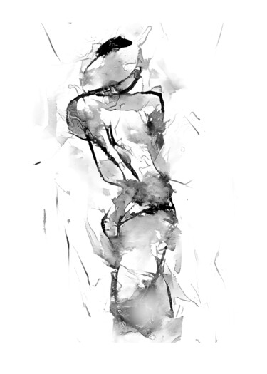 数字艺术 标题为“Body art 8” 由Alya Veresk, 原创艺术品, 2D数字工作
