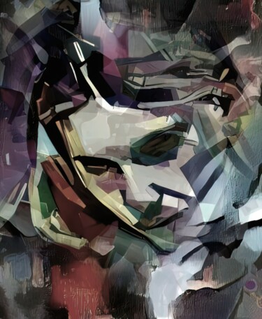 Цифровое искусство под названием "Бежево-коричневый п…" - Alya Veresk, Подлинное произведение искусства, Цифровая живопись