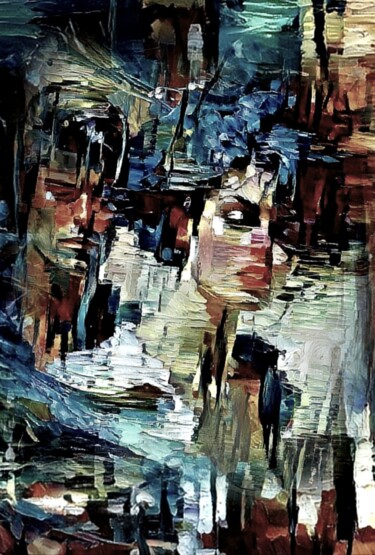 Arte digitale intitolato "Он и Она г" da Alya Veresk, Opera d'arte originale, Pittura digitale