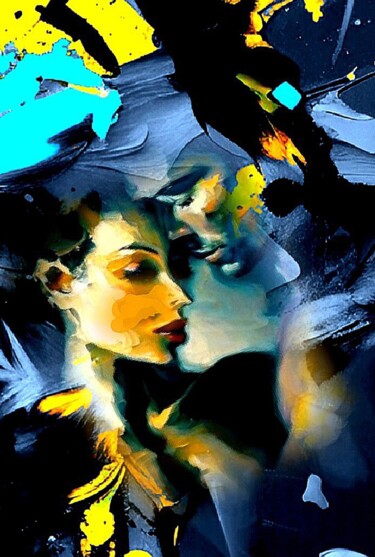 Цифровое искусство под названием "Он и Она 10" - Alya Veresk, Подлинное произведение искусства, Цифровая живопись
