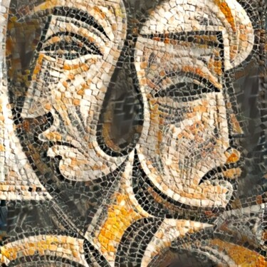 Digital Arts titled "Фреска 2" by Alya Veresk, Original Artwork, Digital Painting