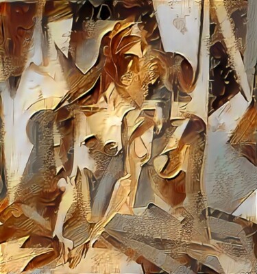 Digitale Kunst mit dem Titel "Горькая близость" von Alya Veresk, Original-Kunstwerk, Digitale Malerei