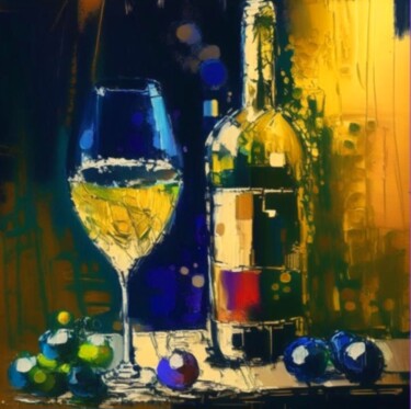 Цифровое искусство под названием "Виноградное волшебс…" - Alya Veresk, Подлинное произведение искусства, Цифровая живопись