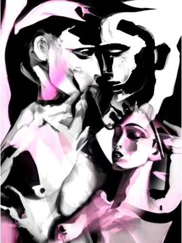 Arts numériques intitulée "Erotica 42" par Alya Veresk, Œuvre d'art originale, Peinture numérique