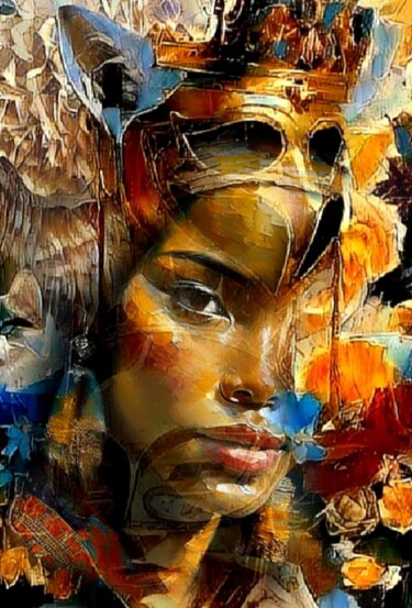 Digital Arts titled "Linda" by Alya Veresk, Original Artwork, Digital Painting