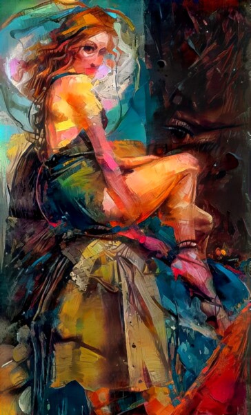 Digital Arts titled "Адриана" by Alya Veresk, Original Artwork, Digital Painting