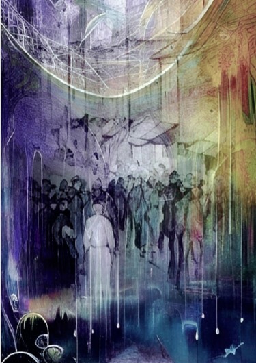 Цифровое искусство под названием "Городские миражи 8" - Alya Veresk, Подлинное произведение искусства, Цифровая живопись