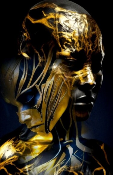 Digitale Kunst getiteld "Body art, 5" door Alya Veresk, Origineel Kunstwerk, Digitaal Schilderwerk