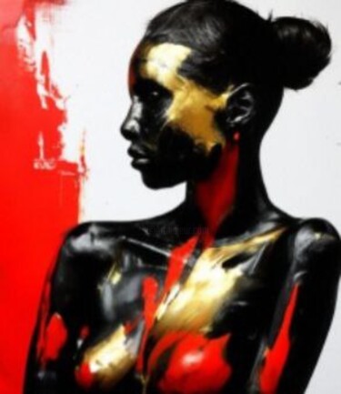 Arte digitale intitolato "Body art, 8" da Alya Veresk, Opera d'arte originale, Pittura digitale
