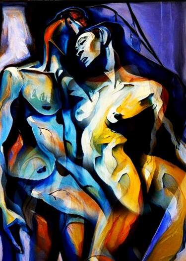 Цифровое искусство под названием "Эротика 32" - Alya Veresk, Подлинное произведение искусства, Цифровая живопись