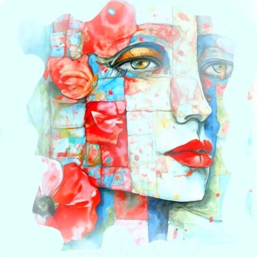 Цифровое искусство под названием "Портрет 29" - Alya Veresk, Подлинное произведение искусства, Цифровая живопись