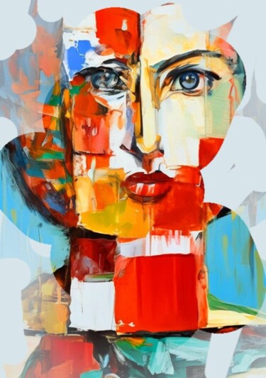 Arts numériques intitulée "Портрет 31" par Alya Veresk, Œuvre d'art originale, Peinture numérique