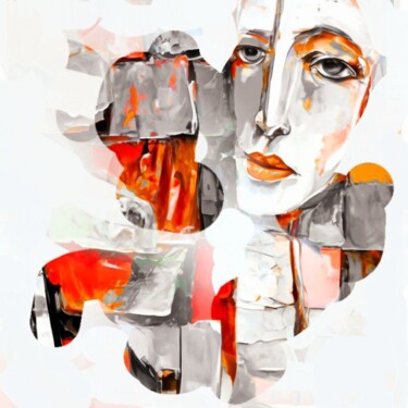 Цифровое искусство под названием "Портрет 35" - Alya Veresk, Подлинное произведение искусства, Цифровая живопись