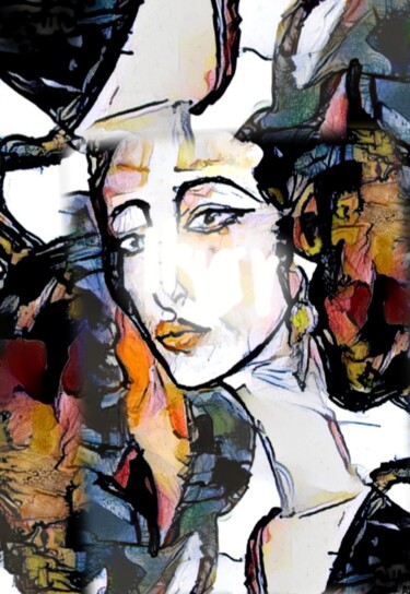 Digitale Kunst getiteld "Мирра" door Alya Veresk, Origineel Kunstwerk, Digitaal Schilderwerk