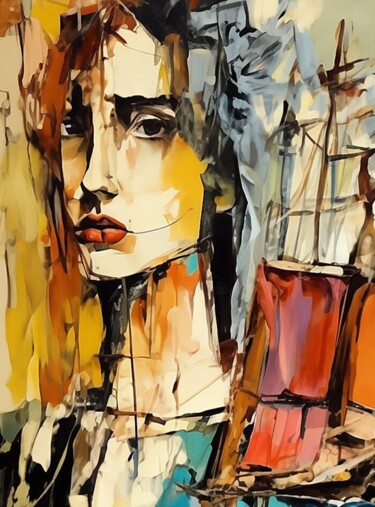 Digital Arts titled "Рита" by Alya Veresk, Original Artwork, Digital Painting
