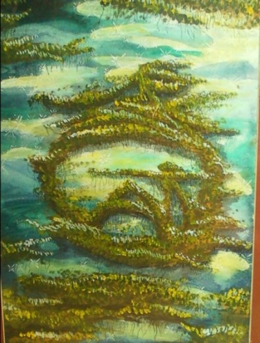 Painting titled "Sigil for Serenity" by Alexandria Figueroa, Original Artwork, Other