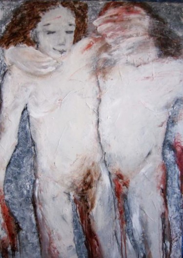 Peinture intitulée "Angels with Dirty H…" par Alyona, Œuvre d'art originale, Autre