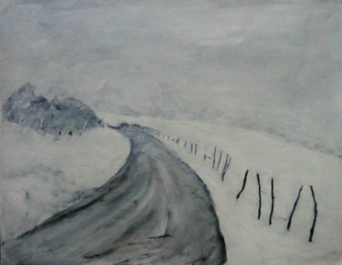 Malerei mit dem Titel "Cold 2" von Alyona, Original-Kunstwerk, Andere