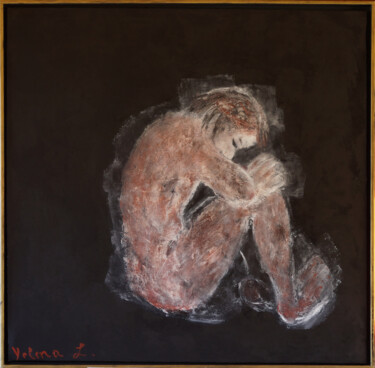 Картина под названием "Apart 1" - Alyona, Подлинное произведение искусства, Другой Установлен на Деревянная рама для носилок