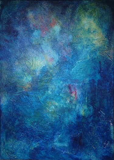 Malerei mit dem Titel "crépuscule" von Alyssa Pasquier, Original-Kunstwerk, Acryl