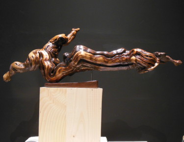 Sculpture intitulée "Mr Malbec" par Anne Marie O'Donovan, Œuvre d'art originale