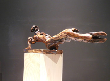 Sculpture intitulée "L'accouchement" par Anne Marie O'Donovan, Œuvre d'art originale