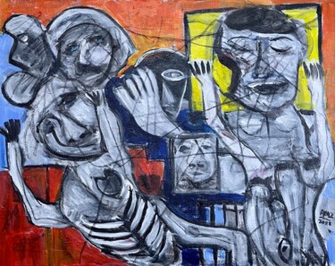 Stop Pintura titulada "Stop" por Alfredo Machado Zingg, Obra de arte original, Acrílico Montado en Bastidor de camilla de madera