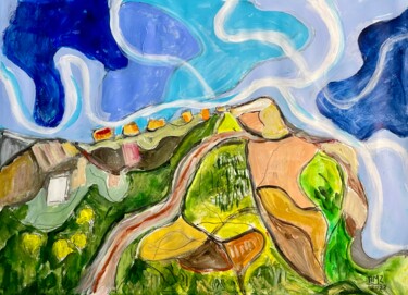 Painting titled "Puerto Rico on my M…" by Alfredo Machado Zingg, Original Artwork, Acrylic