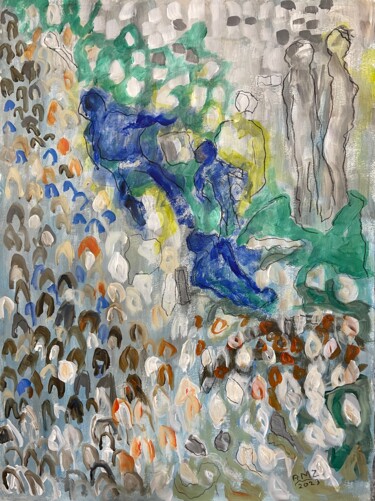 Painting titled "Forgotten Feelings" by Alfredo Machado Zingg, Original Artwork, Acrylic