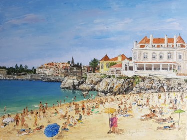 Painting titled "Casacis - Portugal" by A.Magalhães, Original Artwork