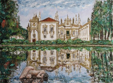 Картина под названием "Casa de Mateus / Vi…" - A.Magalhães, Подлинное произведение искусства