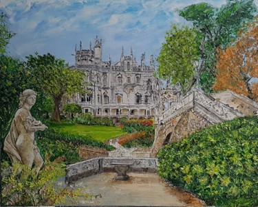 Painting titled "Portugal - Sintra -…" by A.Magalhães, Original Artwork
