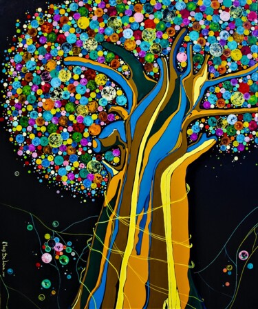 제목이 "Дерево Счастья"인 미술작품 Анастасия Магдалина로, 원작, 아크릴