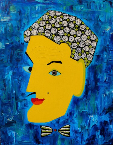 Картина под названием "Не сверли меня взгл…" - Анастасия Магдалина, Подлинное произведение искусства, Масло