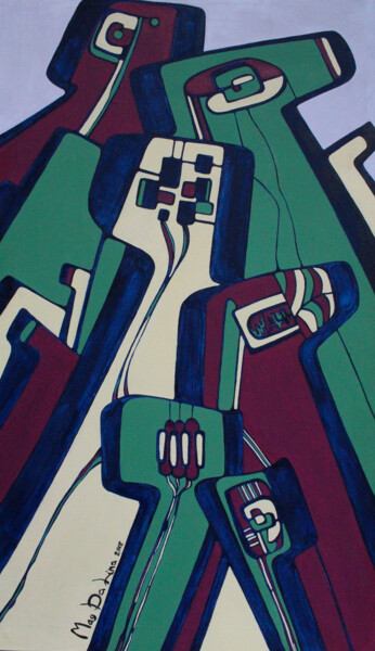 Картина под названием "Место Силы" - Анастасия Магдалина, Подлинное произведение искусства, Масло