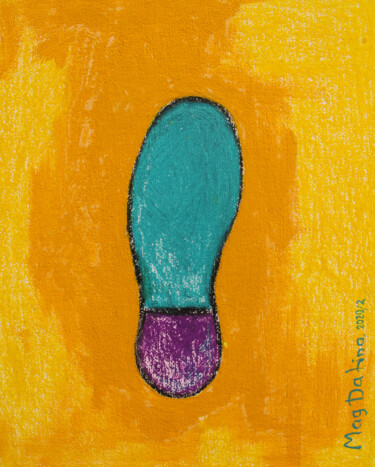 Peinture intitulée "Step #2" par Anastasiia Magdalina, Œuvre d'art originale, Pastel Monté sur Carton