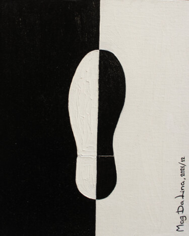 Картина под названием "Step #12" - Анастасия Магдалина, Подлинное произведение искусства, Акрил Установлен на картон