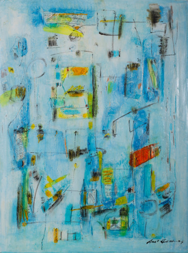 Peinture intitulée "Pure Potentiality,…" par Amal Hassani Art, Œuvre d'art originale, Acrylique