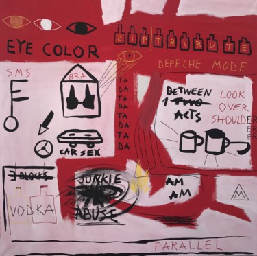 Pintura intitulada "Depeche Mode" por Alex Manea, Obras de arte originais, Acrílico